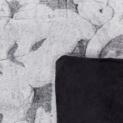 KOSI - Plaid - Lichtgrijs - 150 x 200 cm - Polyester