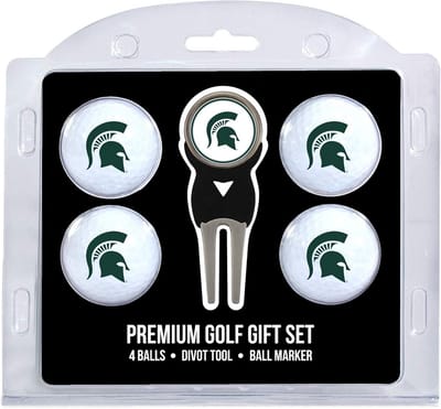 Golfballen Set met Pitchvork en Magnetische Marker - 4 Stuks
