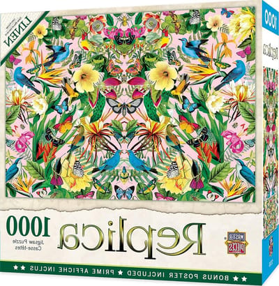 Legpuzzel Volwassenen - Familie Puzzel - Ontspanning Thuis - Willekeurige Snede - 1000 Stukjes - Blauwe Vogels
