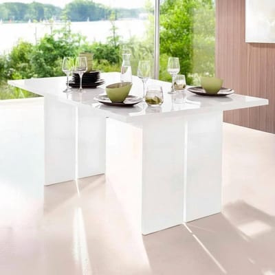 Eettafel Rechthoekig - Keukentafel Design - Gezellig Tafelen - Gemaakt in Italië - 160 x 90 x 75 cm