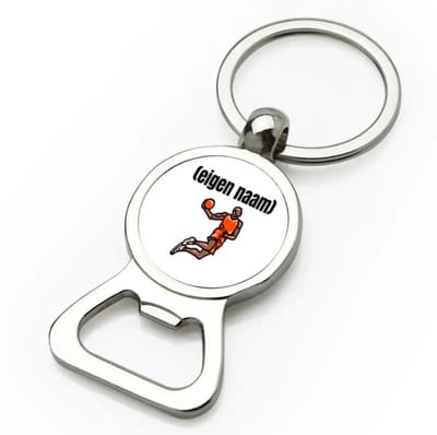 Akyol - basketbal man met eigen naam flesopener - Basketbal - iemand die op basketbal zit - sport - bal - wedstrijdsport - verjaardag cadeau - kado - 9 bij 3 cm