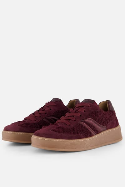 Gabor Sneakers Bordeauxrood Suède - Maat 3