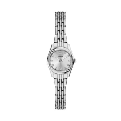 FOSSIL ES5475 Vrouwen Horloge 20 mm Zilverkleurig