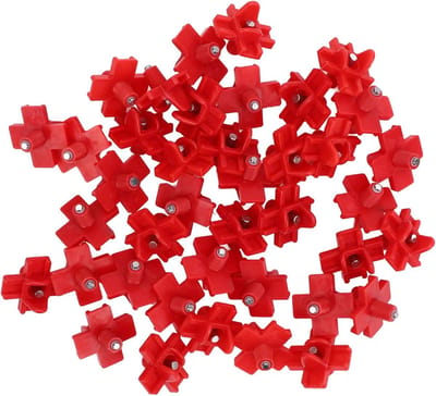 Gevogelte Waternippels - Kippen Drinkers - Automatisch Water Geven - Eenvoudige Installatie - 40 stuks - Rood