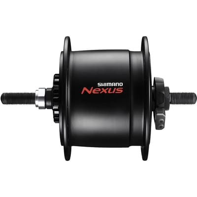 Shimano Naafdynamo Dh-c6000-2r Zwart