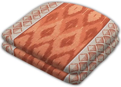 Madison - Zitkussen - Universeel - 2 stk. - 46x48 cm - Ikatin Terra - Stapelstoel - Rood