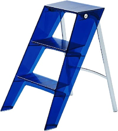 Opvouwbare Trapladder - Vouwkruk Drie Treden - Veilig Klimmen - Verbreed Antislip Pedaal - 61.5 x 44.5 x 18 cm