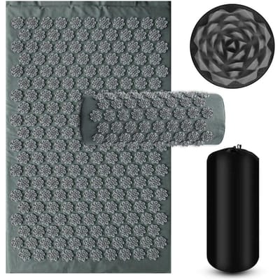 3 STUKS Acupressuur Yoga Mat Kussen Sensi Massage Lichaam Kuznetsov's Applicator Naalden met Spikes Kussen Voetmasseur Fitness