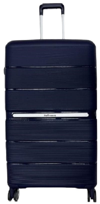 Violet Ruimbagage M – afm. 66x45x26 cm. - Hardcase PP Koffer – Zwenkwielen – TSA Cijferslot – 68L - Blauw