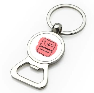 Akyol - liefste bonusmoeder van de wereld flesopener - Moeder - de liefste bonusmoeder - moeder cadeautjes - moederdag - verjaardag - geschenk - kado - 9 bij 3 cm