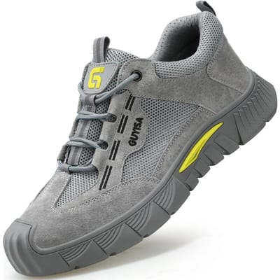 Veiligheidsschoenen voor heren Onverwoestbare schoenen met stalen neus Veiligheidsschoenen voor heren Lekvrije veiligheidsschoenen voor heren Werkschoenen voor heren Sneakers Antislip veiligheidsschoenen 38