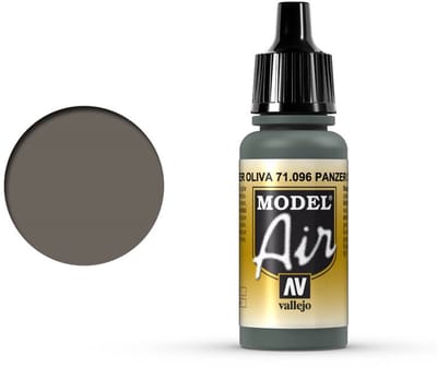 Vallejo Hobbyverf Acrylverf - 71096 Model Air Olive Grey - Acryl Verf flesje - 17 ml