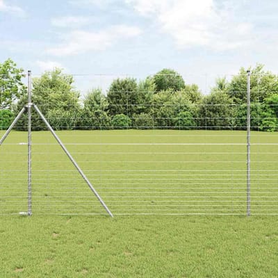 vidaXL - Wildhek - 1000 - x - 160 - x - 0,18 - cm - IJzer - Warm - Verzinkt