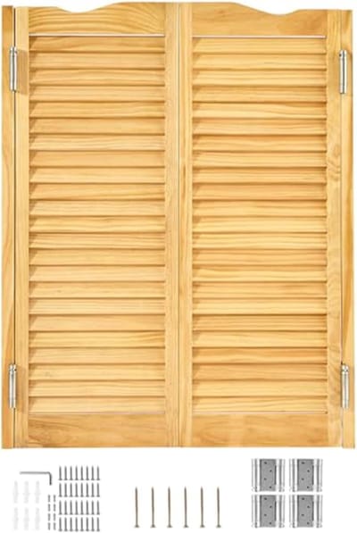 Draaideur Hout - Binnendeur Scharnier - Ruimtes Verdelen - Massief Hout - 70x90 cm - Naturel