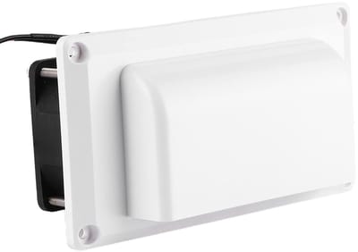 aladdien - Afzuigventilator - 12V - Stille werking - Waterbestendig - Voor caravans en campers - Verbeter luchtkwaliteit - 25W