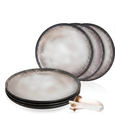 KAD® Bord - 6 Borden - Dinerborden - Dinerbord - Beige - 27cm x 27cm x 2cm