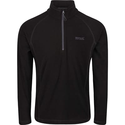 Regatta - Geweldige Outdoors Heren Montes Fleece Sweater (Zwart)