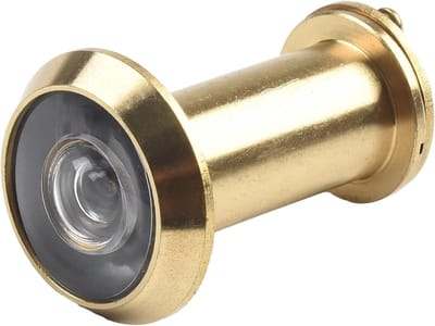 Deurspion - Kijkgaatje Deur - Veiligheid Thuis - 220 Graden Kijkhoek - 50-75mm Deurdikte - Goud