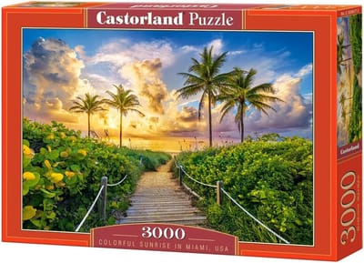 Legpuzzel 3000 - Stukjes Puzzel - Ontspannende Hobby - Levendige Zonsopkomst - 38x26 cm - Meerkleurig