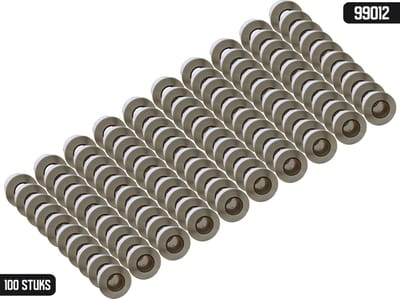 DULA Dymo Compatible labels - Wit - 99012 - S0722400 - Adresetiketten - 100 rollen - 36 x 89 mm - 260 labels per rol