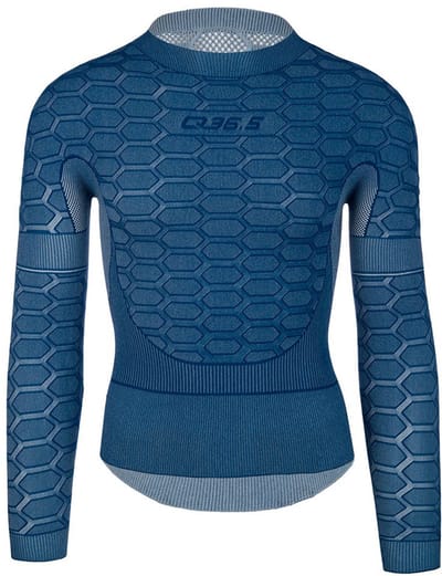 Q36.5 Lange Mouwen Basislaag 3 Eenheden Blauw L-XL Man
