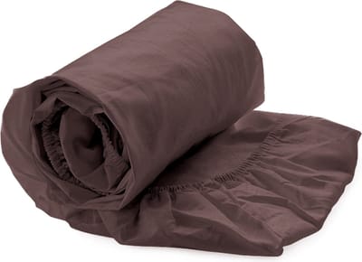 Heckettlane Marsala-Brown Hoeslaken Elementi 180x200 cm, gemaakt van 100% Katoen-Satijn