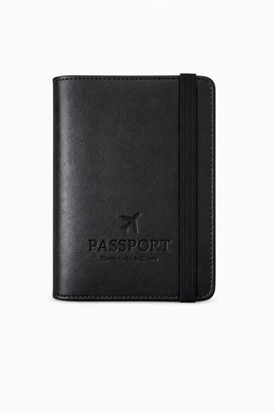 IfarNix® Paspoorthouder RFID – Paspoort Hoesje & Travel Wallet – Zwart – Kunstleer