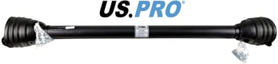 T4 PTO Aftakas met 34.9 mm 6 Spline aansluiting lengte 1400 - 2220 mm – Met Breekboutbeveiliging – Geschikt voor maaiers - weidetoppers - rotereggen en versnipperaars enz.