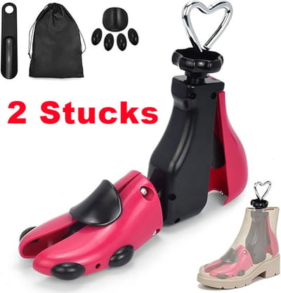 Schoenspanner - Maat 41-47 - Schoen Oprekker Heren / Dames - Schoenvormer - met Schoenlepel - Unisex - 2 Stucks