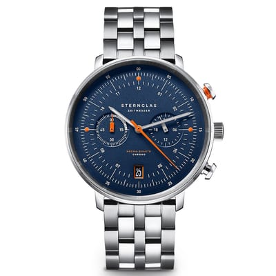 Sternglas Hamburg Chrono Edition Küste Steel S01-HC06-ME13