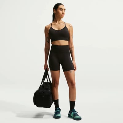 Nike Seamless High Rise 5" Korte Broek Dames Zwart K010