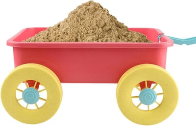 Générique Zandwagen voor – geniaal zandspeelgoed, tuingreep kar, charit, strandspeelgoed, reisspeelgoed, speelspeelgoed voor buiten, zwembad, meer,