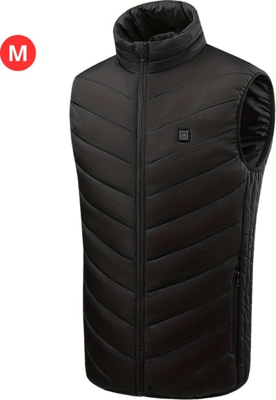 Livano Heated Vest - Verwarmde Bodywarmer - Elektrische Bodywarmer - Jas - Oplaadbaar - Dames - Maat M - Zwart
