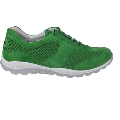 Gabor rollingsoft sensitive 46.966.44 - dames rollende wandelsneaker - Groen - maat 37.5 (EU) 4.5 (UK)