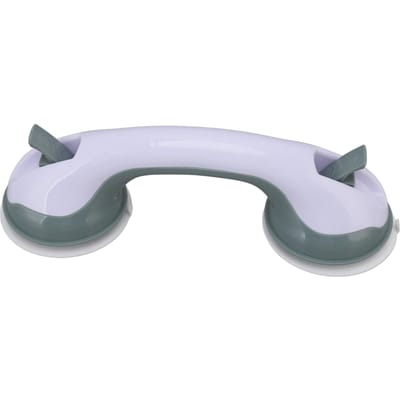 Rampe de salle de bain anti-perforation, sûre, anti-chute, facile à saisir, barre d'appui à ventouse pour salle de bain white