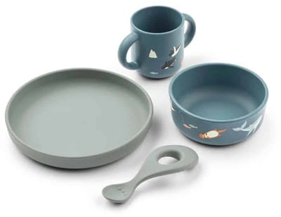 Liewood Kinderservies Set Vivi Artic Sea Oceanview