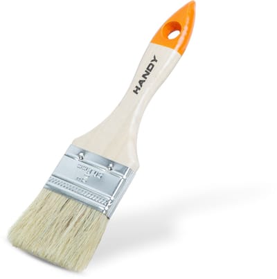 Platte Verfkwast Houten Steel 2″ (50 mm) – Voor Water- En Oplosmiddelhoudende Verf, Lak En Beits – Geschikt Voor Grondverf, Hekken En Hoeken [11206C]