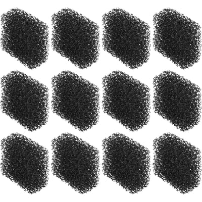 Lot de 12 éponges à points pour maquillage d'Halloween, effet sanglant, effet spécial, pour barbe de trois jours Super large holes black