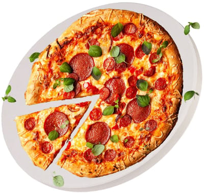 Intirilife Cordierit Pizzasteen XL rond - Ø33cm - voor barbecue en oven - grote pizzasteen voor oven, brood bakken, flammkuchen - fornuis, gasbarbecue, stenen plaat, baksteen, hittebestendig - beige