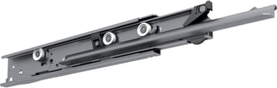 Fulterer RVS ladegeleider 8211 - 600 mm | draagkracht tot 120 kg | volledig uittrekbaar |bodemmontage met hoeklijn | set van 2 |