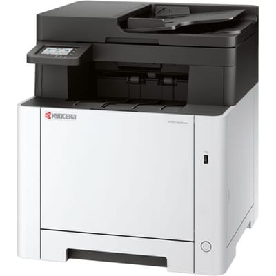 Multifunctionele kleurenlaserprinter KYOCERA ECOSYS MA2101cwfx, 4-in-1, dubbelzijdig/mobiel afdrukken, 26 ppm, USB/LAN/WLAN/Micro-SD, tot A4, incl. CMYK-toner