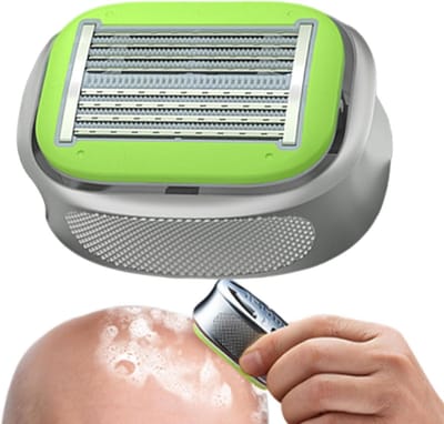 Handmatig scheerapparaat - Draagbaar haarapparaat - Glad scheren - Ergonomische grip - Compact ontwerp - Zwart