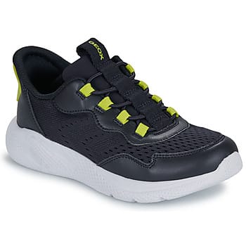 GEOX SPRINTYE FAST IN JONGENS Sneakers - MARINEBLAUW/LIMOEN - Maat 28