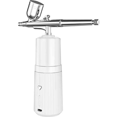 Zuurstof Injectie Meter Spray Handheld Hoge Druk Hydraterende Meter Gezichtsreiniging Hydraterende Luchtbevochtiger Schoonheidsmeter white