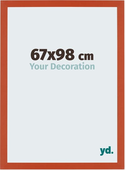 Your Decoration - Fotolijst 67x98 cm - MDF - Oranje - Mura