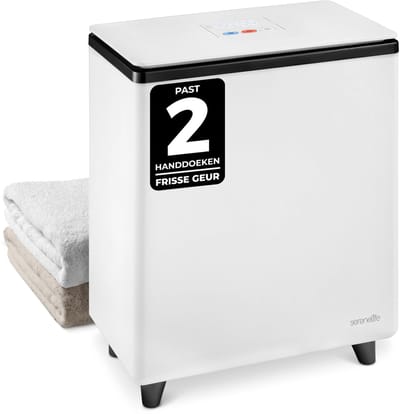 Serenelife Handdoek verwarmer - Elektrische Emmer Towel Warmer voor Spa en Badkamer - Past 2 grote Badhanddoeken, Automatische Uitschakelfunctie - Roségoud