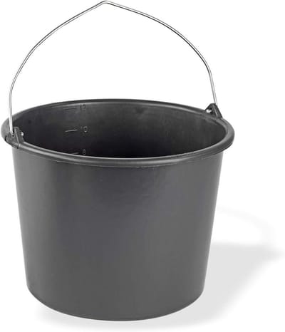 Stevige Bouwemmer 12 Liter voor Bouw en Tuin