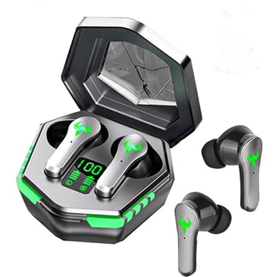 Écouteurs sans fil Bluetooth 5.2 pour le sport, son surround stéréo 9D, étanches, réduction du bruit, avec micro