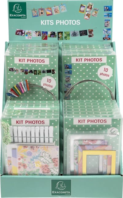 Exacompta Gevulde display met foto accessoires - Multicolor - 12350E
