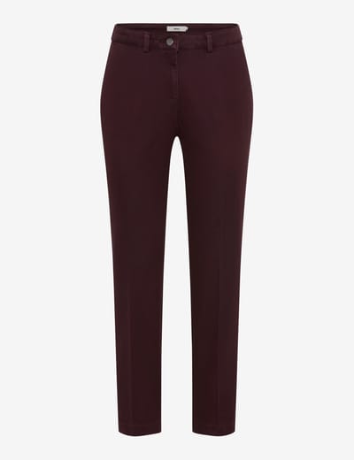 Brax Dames Chino  Style MARON S BLACKBERRY VIOLET, donkerpaars, maat 46L